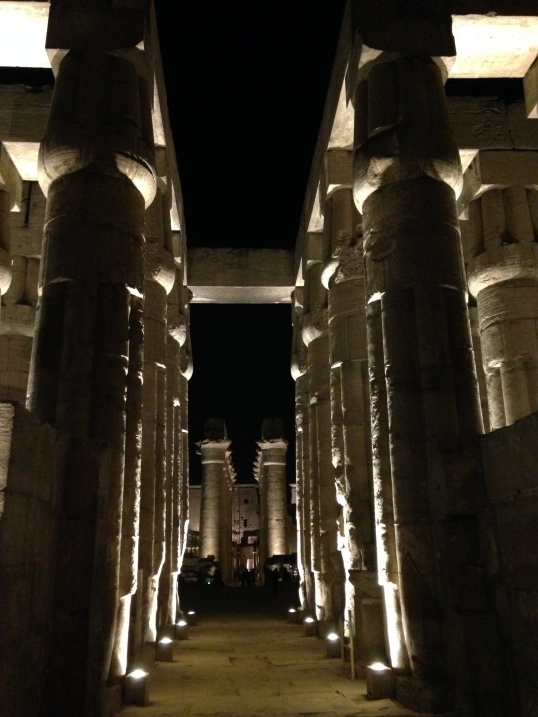Luxor at night