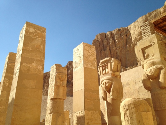 Hatshepsut's temple, behind the Valley of the Kings